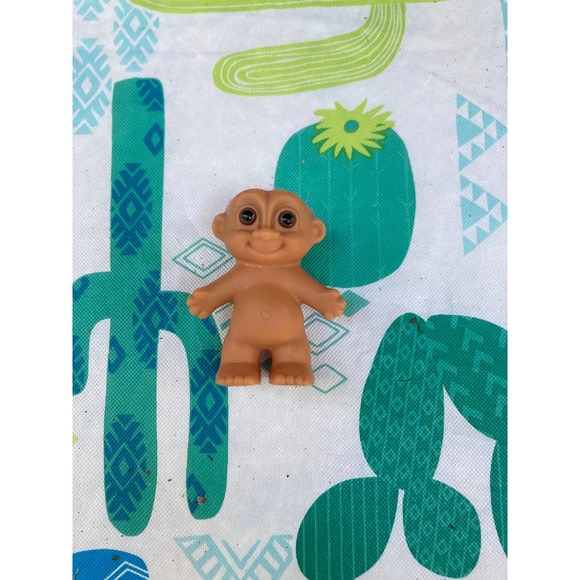Tiny TROLL Air Plant Holder - Vintage Mini Troll Doll - Plant Protector - Picture 4 of 7